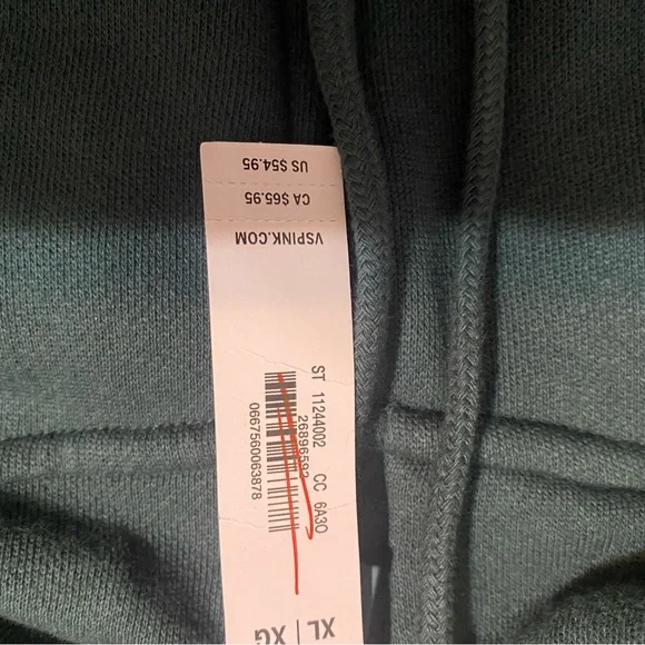 PINK Victoria's Secret Teal Green Hoodie - Picture 3 of 4
